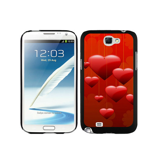 Valentine Hang Love Samsung Galaxy Note 2 Cases DRV | Women - Click Image to Close